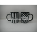 11oz Decal Printed Black Mug, Promotional Mug